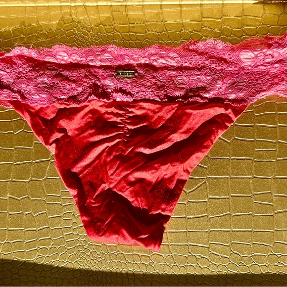 BEACH BUNNY SWIMWEAR SEXY & ELEGANT VIBRANT LACE BIKINI PINK/CORAL! COMFORTABLE - Picture 13 of 15